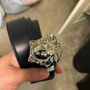 Versace belt blue